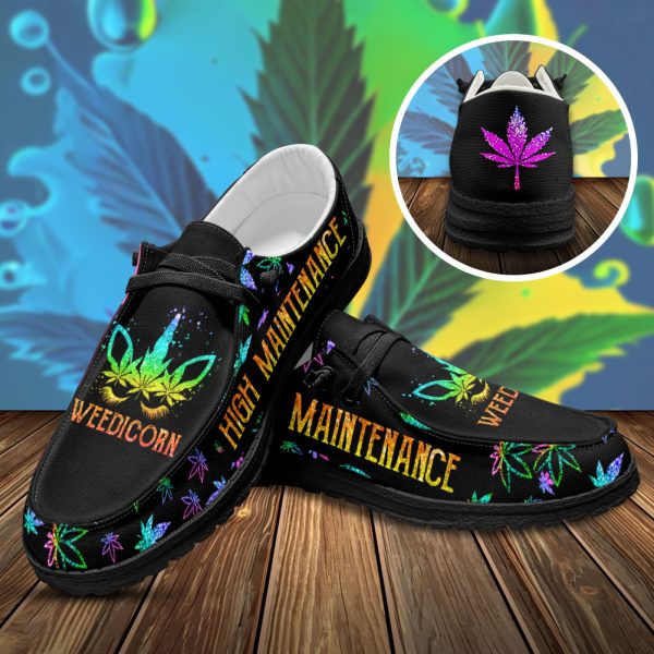 Weed Custom Hey Dude Shoes - VANDH 1790