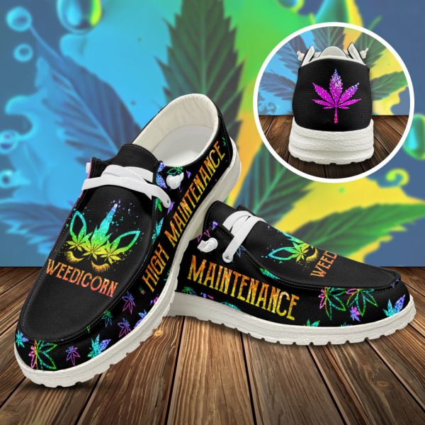 Weed Custom Hey Dude Shoes - VANDH 1790