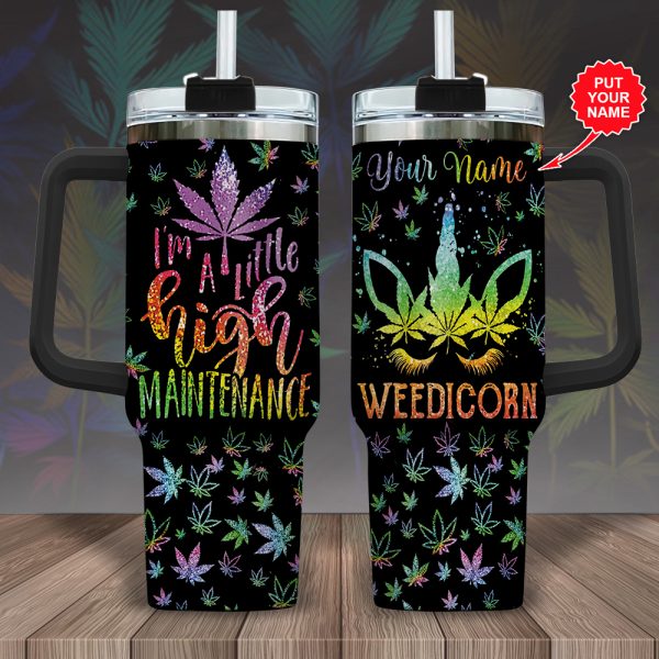 Personalized Weed 40oz Stanley Tumbler - VANDH 1805