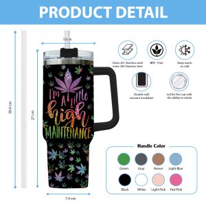 Personalized Weed 40oz Stanley Tumbler - VANDH 1805