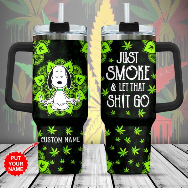 Personalized Weed 40oz Stanley Tumbler - VANDH 1886