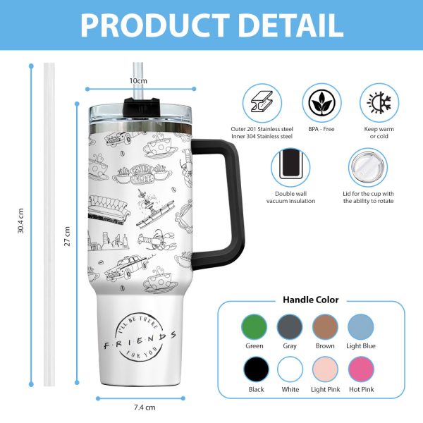 Friends 40oz Stanley Tumbler - NGHIAVT 1191