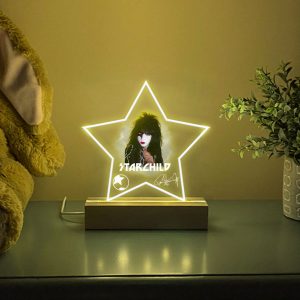 Kiss Band Led Light with Wooden Base (7 Colors) - MAITM 5091
