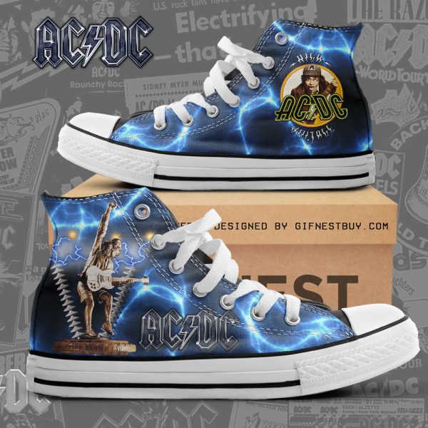 Rock Music High Top Canvas Shoes - NGHIAVT 1087