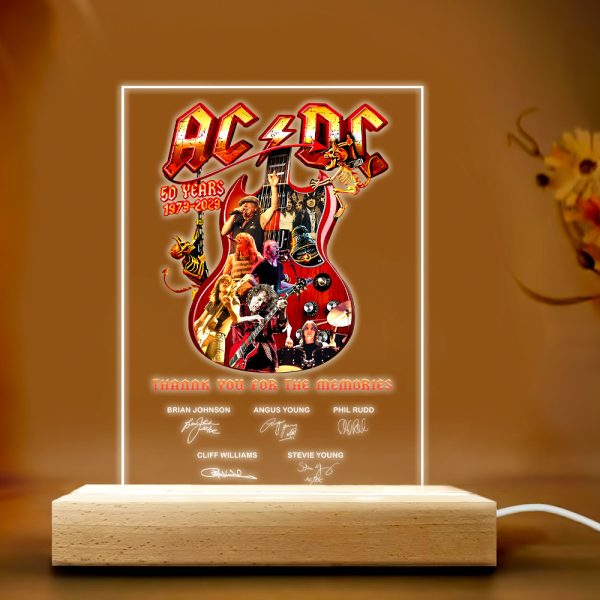 Rock Music Led Light with Wooden Base (7 Colors) - TANTN 3484