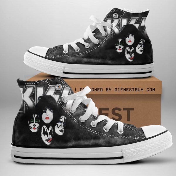 Kiss Band High Top Canvas Shoes - ANHNV 3375