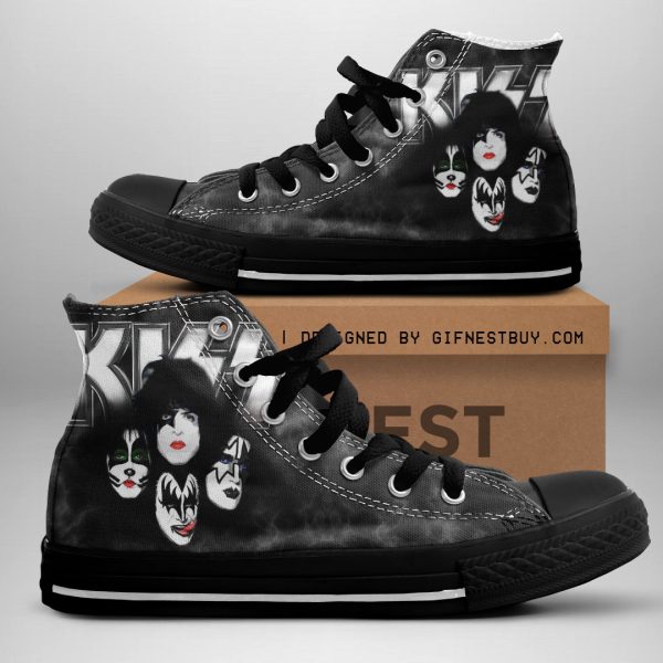 Kiss Band High Top Canvas Shoes - ANHNV 3375