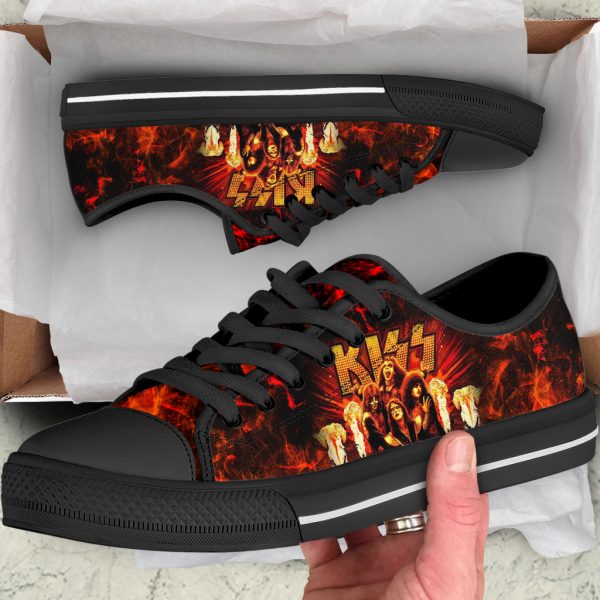 Kiss Band Low Top Canvas Shoes - ANHNV 3376