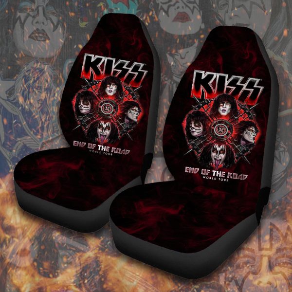 Kiss Band 2PCS Car Seat Cover - ANHNV 3383
