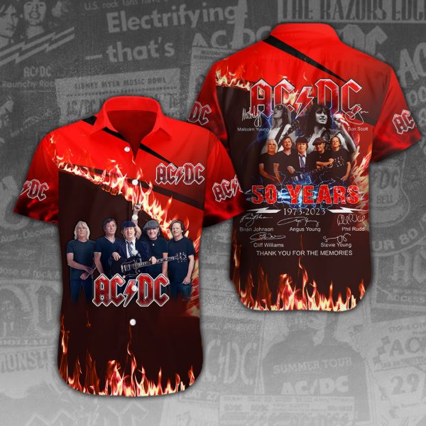 Rock Music Short Sleeve Dress Shirt - ANHNV 3387