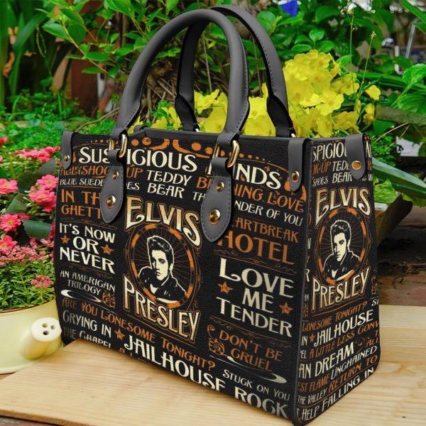 Elvis Presley Leather HandBag - ANHNV 3405