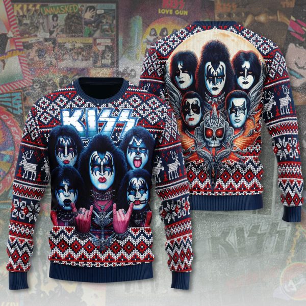 Kiss Band 3D Ugly Sweater - ANHNV 3448