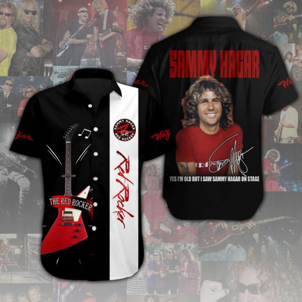 Sammy Hagar Short Sleeve Dress Shirt - ANHNV 3473