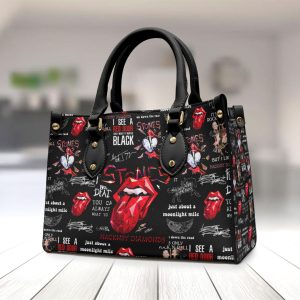 The Rolling Stones Leather HandBag - ANHNV 3487