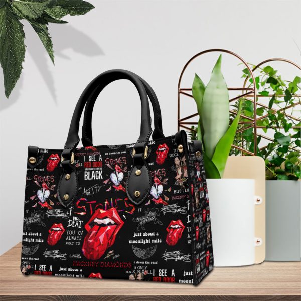 The Rolling Stones Leather HandBag - ANHNV 3487