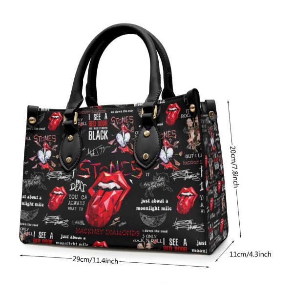 The Rolling Stones Leather HandBag - ANHNV 3487