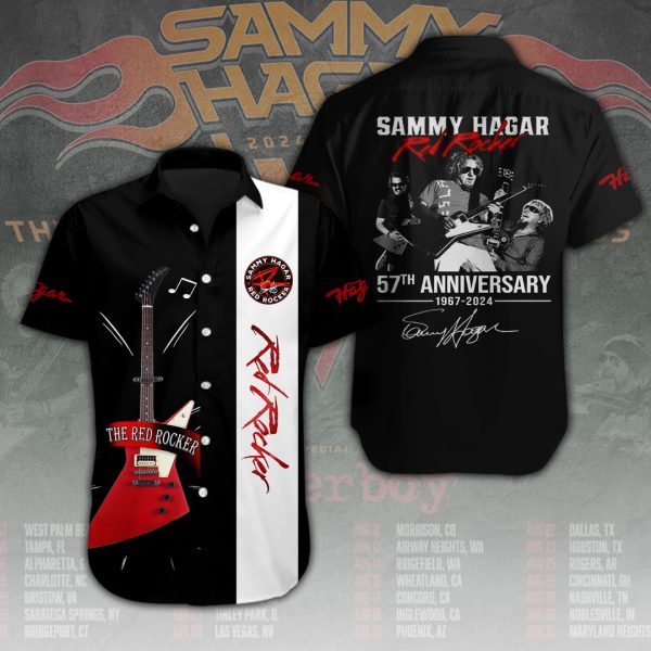 Sammy Hagar Short Sleeve Dress Shirt - ANHNV 3528