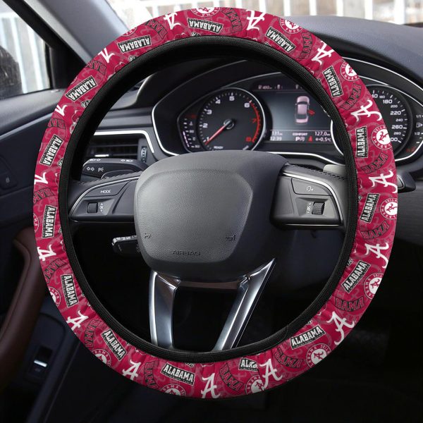 Alabama Crimson Tide Football Steering Wheel Cover - TANTN 3607