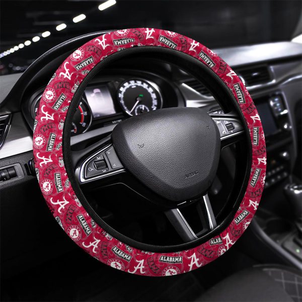 Alabama Crimson Tide Football Steering Wheel Cover - TANTN 3607