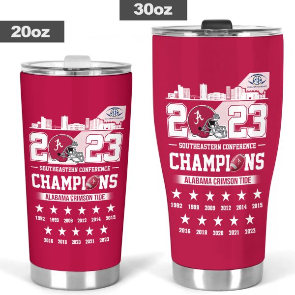 Alabama Crimson Tide Football Tumbler Cup - TANTN 3891