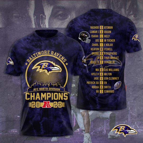 Baltimore Ravens 3D Apparel - TANTN 3862