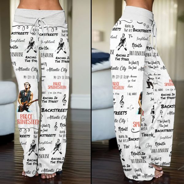 Bruce Springsteen High-Waisted Straight-Leg Trousers - HOATT 4023