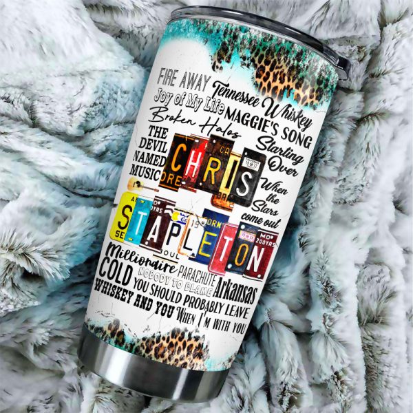 Personalized Chris Stapleton Tumbler Cup - VANDH 1895