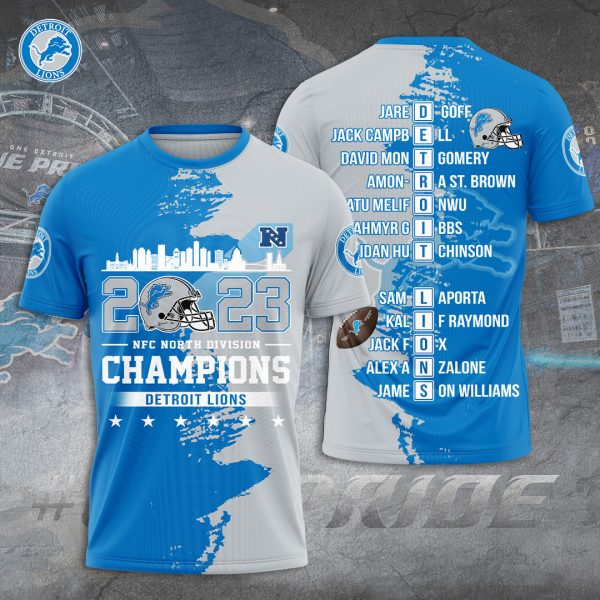 Detroit Lions 3D Apparel - TANTN 3802