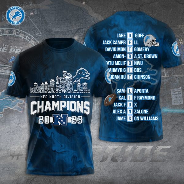 Detroit Lions 3D Apparel - TANTN 3823