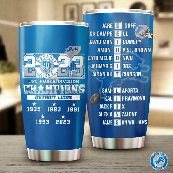 Detroit Lions Tumbler Cup - TANTN 3897