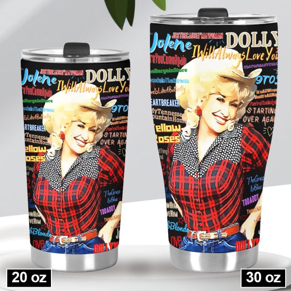 Personalized Dolly Parton Tumbler Cup - VANDH 2083