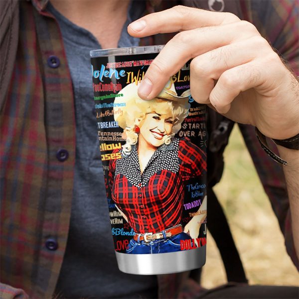 Personalized Dolly Parton Tumbler Cup - VANDH 2083