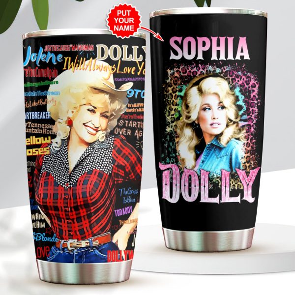 Personalized Dolly Parton Tumbler Cup - VANDH 2083