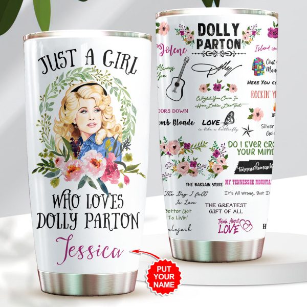 Personalized Dolly Parton Tumbler Cup - VANDH 2084