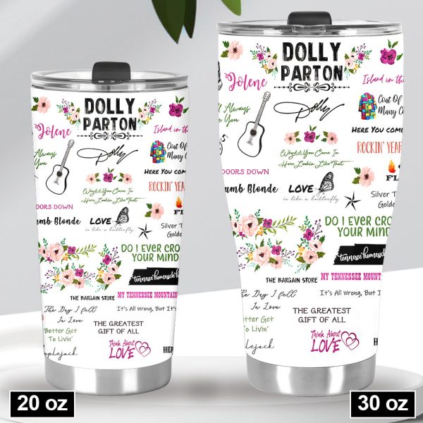 Personalized Dolly Parton Tumbler Cup - VANDH 2084
