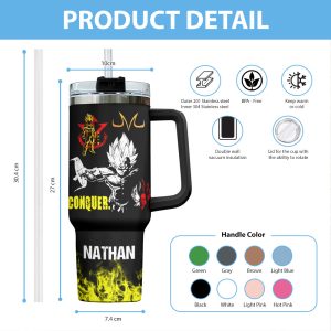 Personalized Dragon Ball 40oz Stanley Tumbler - VANDH 1937