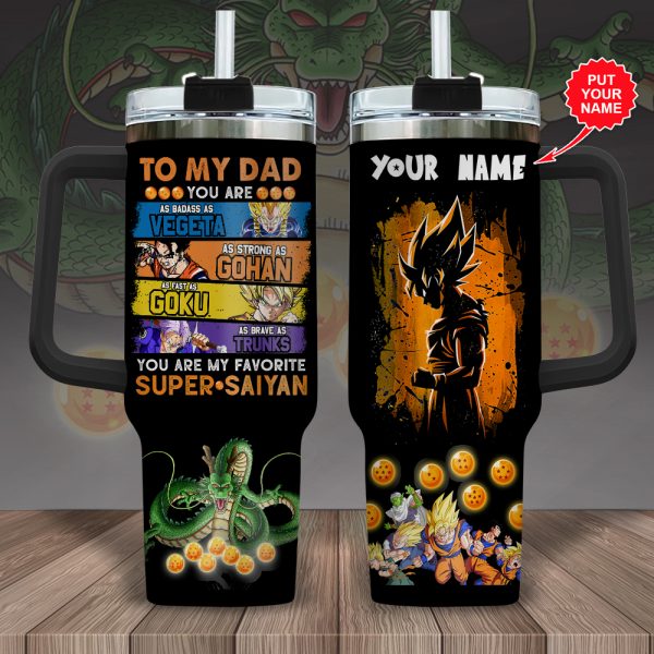 Personalized Dragon Ball 40oz Stanley Tumbler - VANDH 1940