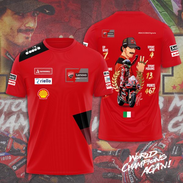 Ducati Lenovo Team x Francesco Bagnaia 3D Apparel - TANTN 3509