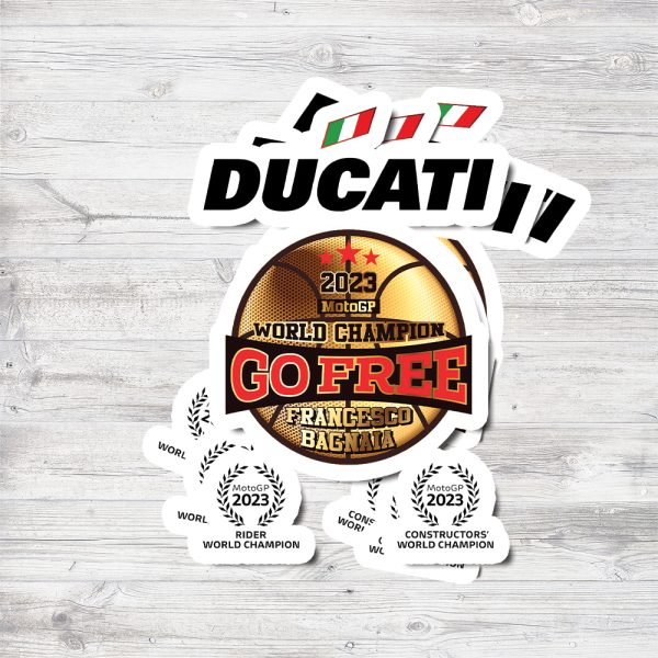 Ducati Lenovo Team x Francesco Bagnaia 3D Sticker - TANTN 3673