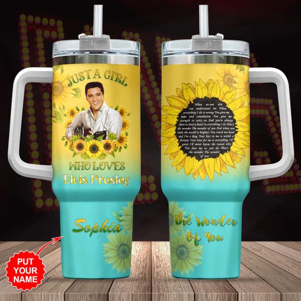 Personalized Elvis Presley 40oz Stanley Tumbler - VANDH 1905