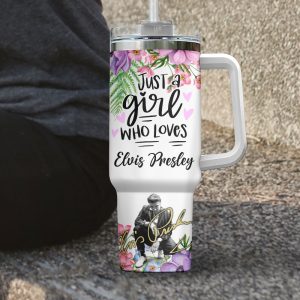 Personalized Elvis Presley 40oz Stanley Tumbler - VANDH 1910
