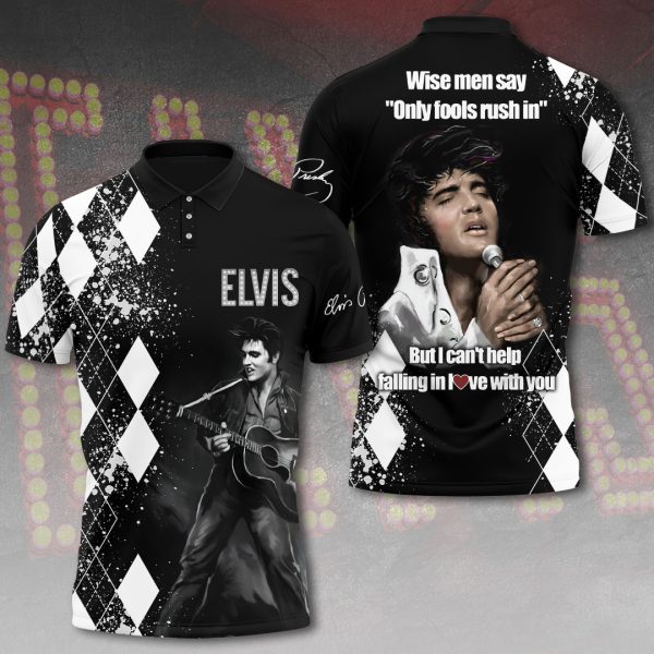 Elvis Presley 3D Polo Shirt - VANDH 2038