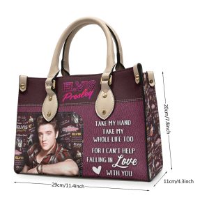 Elvis Presley Leather HandBag - VANDH 2069