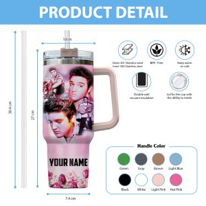 Personalized Elvis Presley 40oz Stanley Tumbler - VANDH 1904