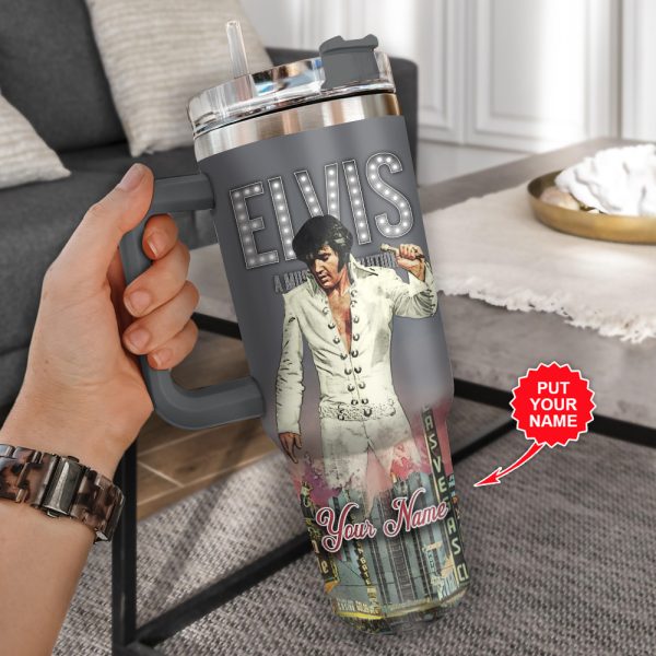Personalized Elvis Presley 40oz Stanley Tumbler - VANDH 1922
