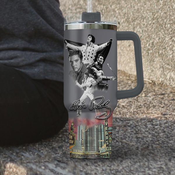 Personalized Elvis Presley 40oz Stanley Tumbler - VANDH 1922
