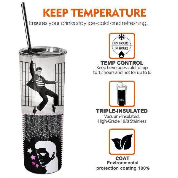 Elvis Presley Skinny Tumbler - VANDH 2022