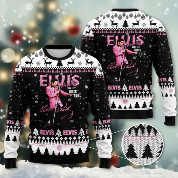 Elvis Presley 3D Ugly Sweater - HOATT 4046