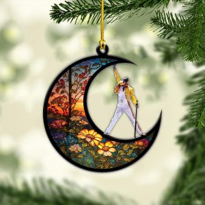 Freddie Mercury Custom Shape 2-sided Acrylic Ornament - MAITM 5056