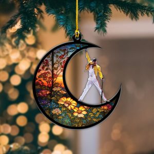 Freddie Mercury Custom Shape 2-sided Acrylic Ornament - MAITM 5056